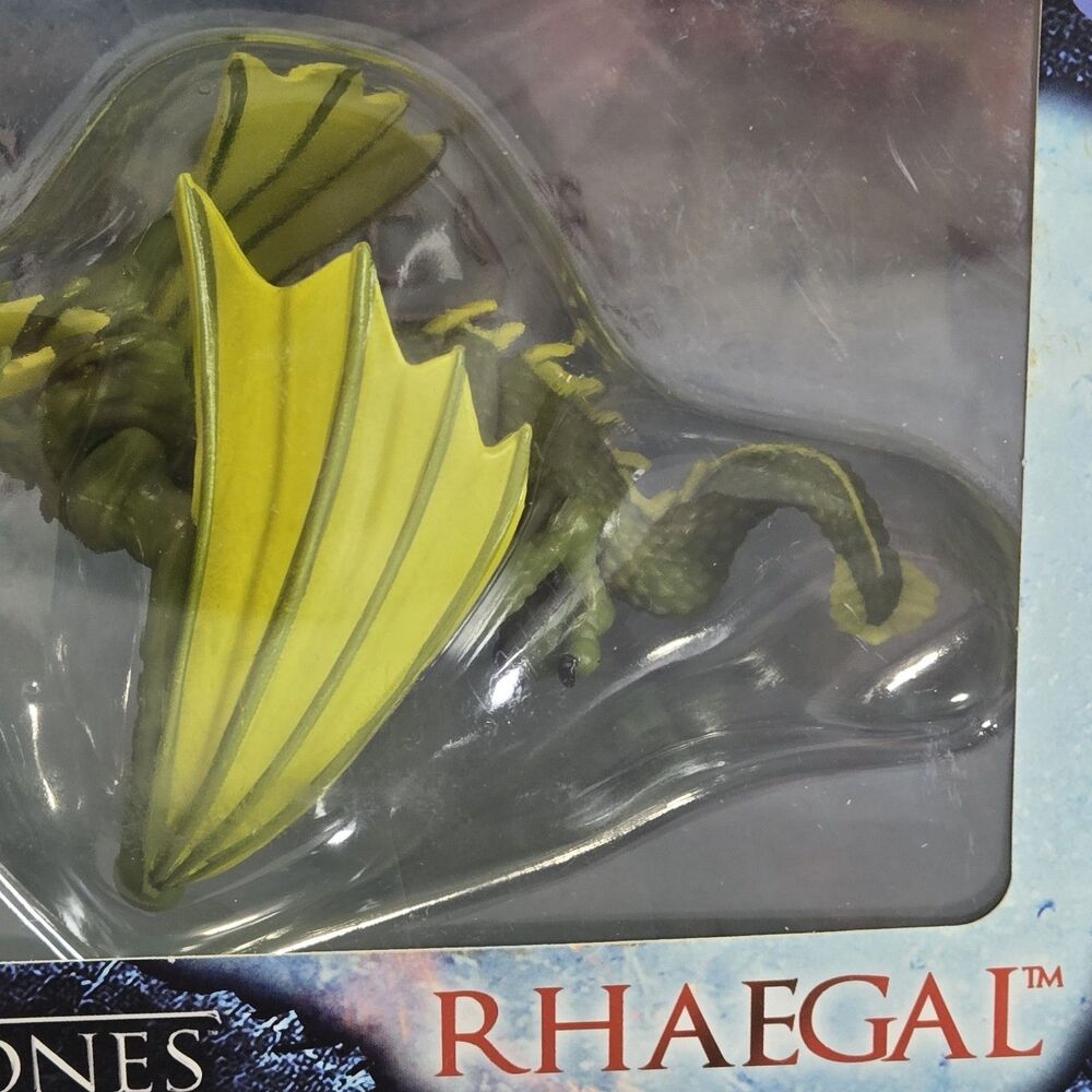 The Loyal Subjects Game Of Thrones Rhaegal Action Vinyl Figure Green Dragon NIB - Picture 3 of 8